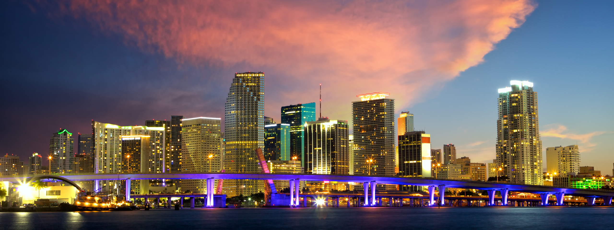 SEO services in Miami skyline